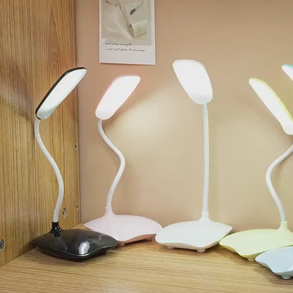 Adjustable Multicolor LED Table Lamp - Small and Portable