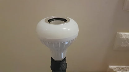 Multicolor Rechargeable LED Bulb Light with Remote Control - 1 Pcs